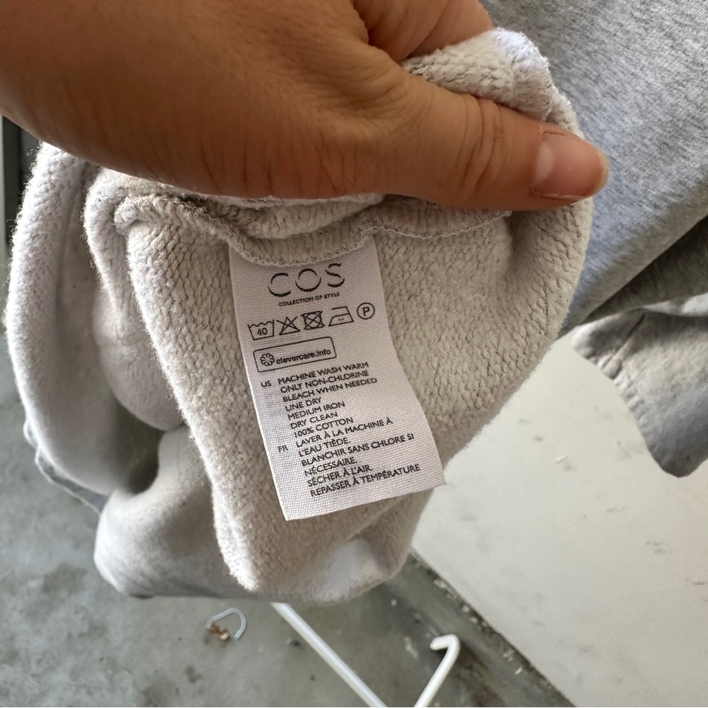 COS Heather Gray Sweatshirt Dress - Picture 5 of 7